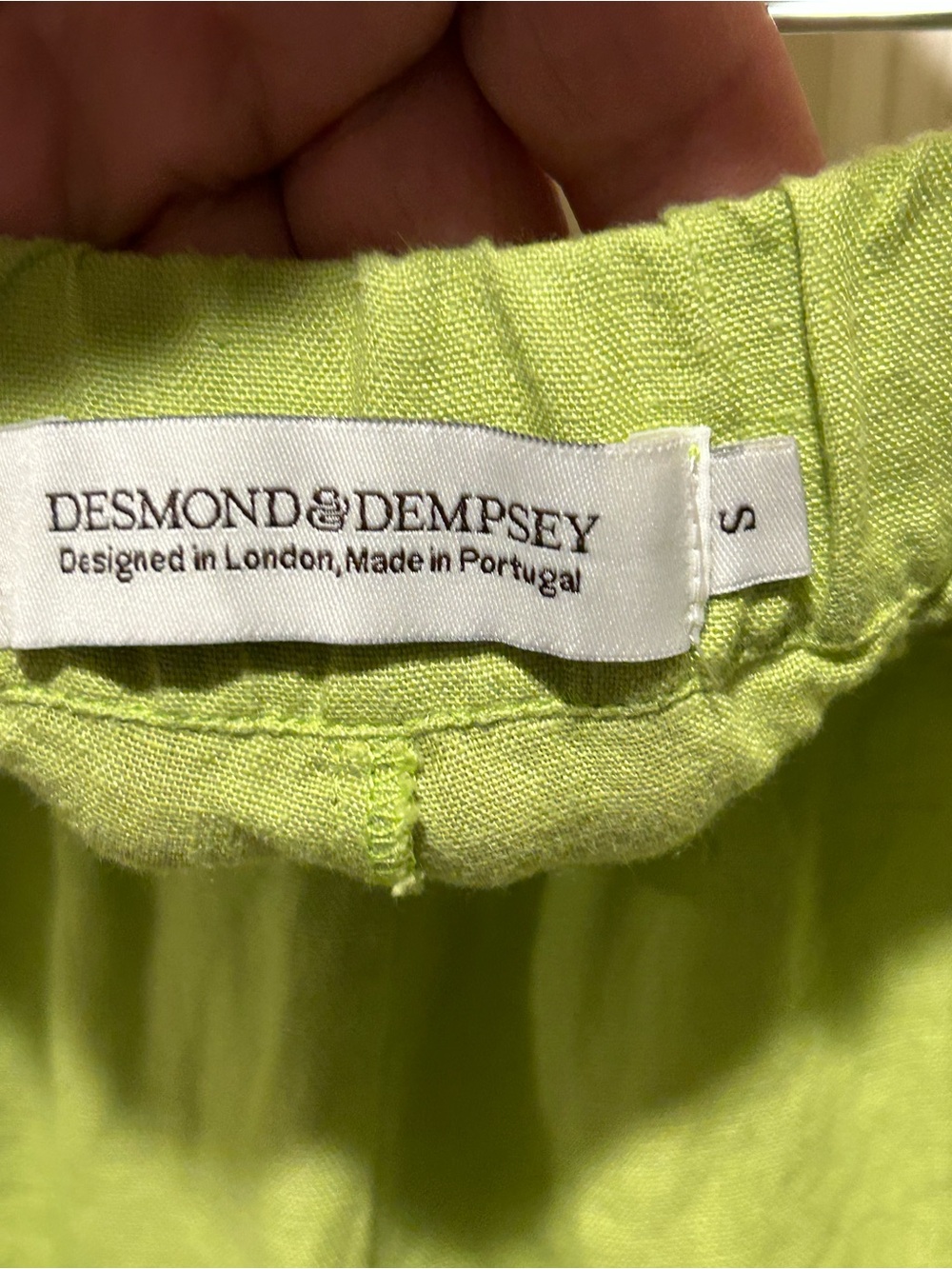 Desmond & Dempsey Linen 100% Pull On Shorts Lagenlook, Small — image 7 of 8